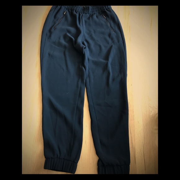 J. Crew Pants - Women’s J Crew sz 2 navy ankle pant elastic waist
